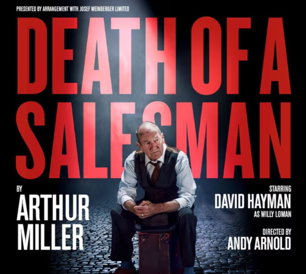 Back on Twitter to rave unreservedly about the tour of Arthur Miller's Death of a Salesman. Saw it at the <a href="/SouthendTheatre/">Southend Theatres</a> Palace Theatre and am now in the recovery position. 

Perfect casting and a beautiful, flowing but achingly sad production by Andy Arnold. Unmissable.