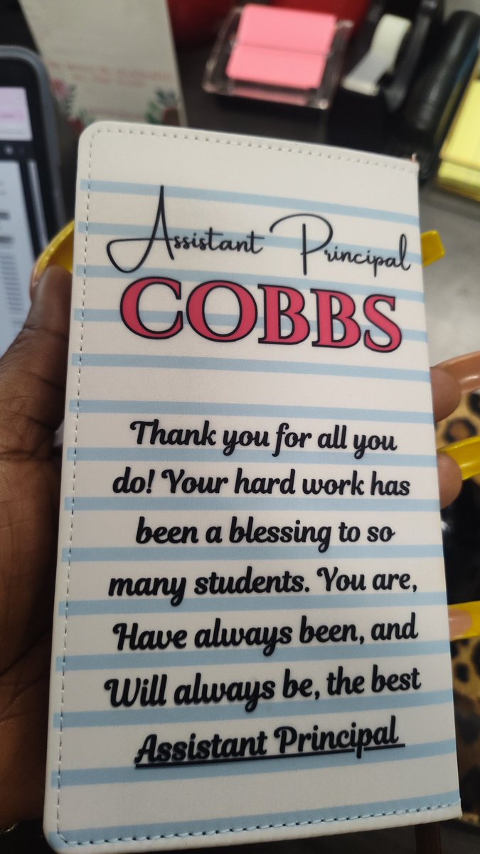 This week was one for the books! Shout out to everyone who showed me love this week for Assistant Principals Week! This job is definitely not easy, but I keep showing up, doing my best, and hopefully making a difference! Whew, Thank y'all. ❤️💯