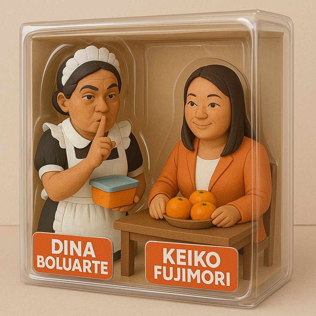 Yeshuahqh's tweet photo. Y SALIO LA SIRVIENTA Y LA PATRONA QUE GOBIERNA BAJO LAS SOBRAS #DINA_BOLUARTE Y @KeikoFujimori https://t.co/eXo8ht1Je1