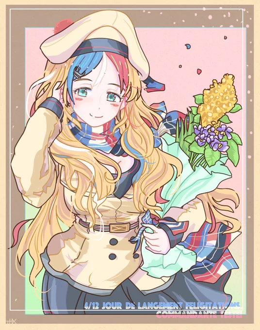 過去絵だけど4/12は #コマンダン・テスト進水日 新しいの描きたいな 