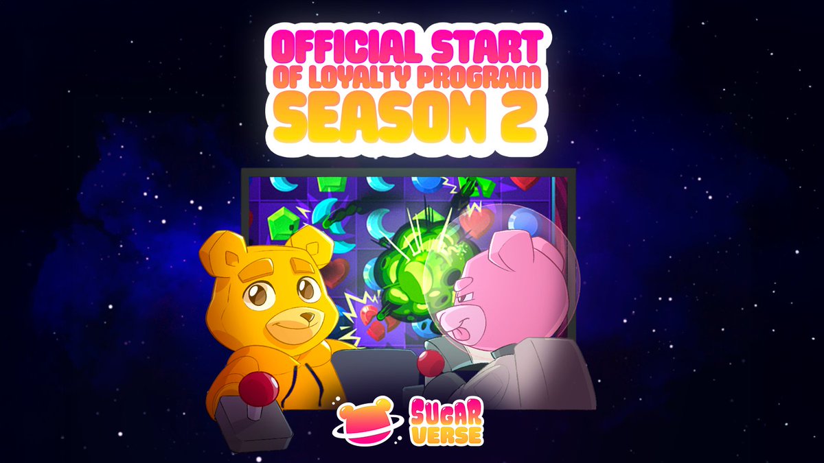 🍬 <a href="/Real_Sugarverse/">Sugarverse</a> kicks off Season 2 of its exciting Rewards Program!

🫂 Earn bonuses by bringing friends, engaging on socials, staking $CNDY, and more!

🏅 Ready to snag those sweet perks?

📲 Join the quest now through their social tracker and dive into the #Sugarverse