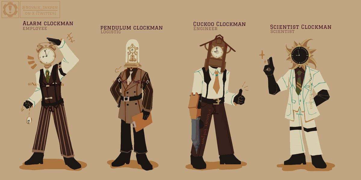 1/3 📨
The Clockman ¹

"They are responsible and hard work on their job!"
#skibidi_toilet #SkibidiToiletMultiverse