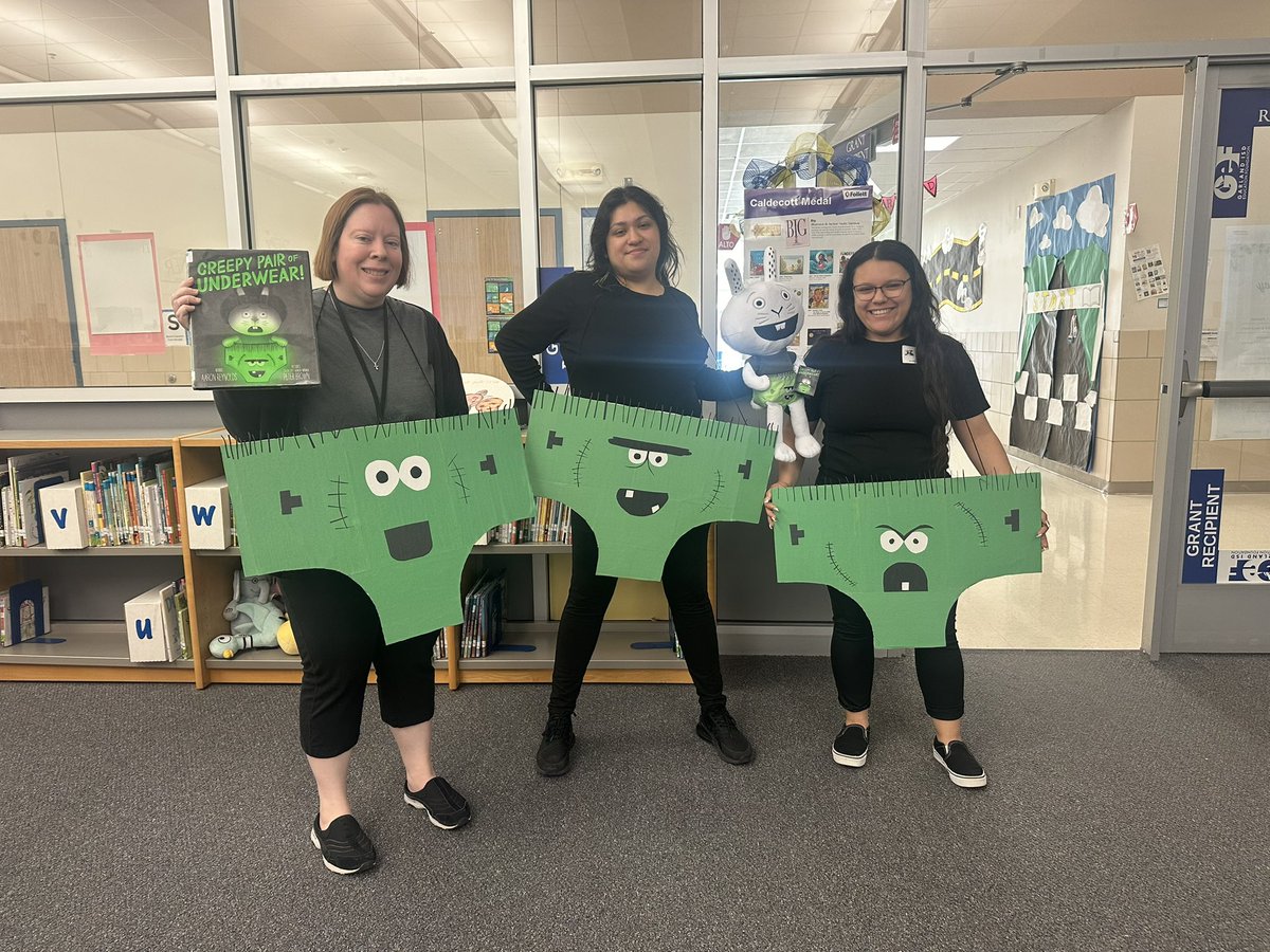 Kelsey Ray (@readingray) on Twitter photo The library and the school were haunted by Creepy Underwear today! 🩲 <a href="/gisdnews/">Garland ISD</a> <a href="/GISDREADS/">Jeanine Boyett</a> 📚 🤠 #weareBradfield The library and the school were haunted by Creepy Underwear today! 🩲 <a href="/gisdnews/">Garland ISD</a> <a href="/GISDREADS/">Jeanine Boyett</a> 📚 🤠 #weareBradfield