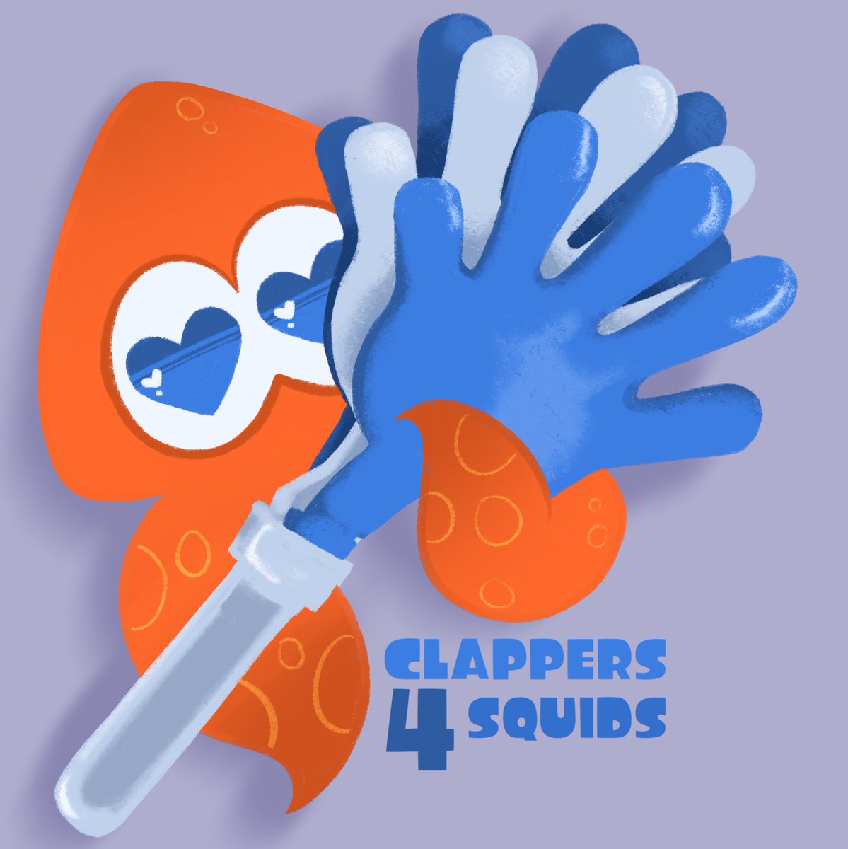 Clappers4Squids's tweet image. A fun initiative to spread cheer throughout the Splatoon community during major lans.

Born from an idea in the arcade of a kalahari resort we shall do our best to bring the noise wherever we go. 

So what do you say? May you join us in this journey and help spread the noise?