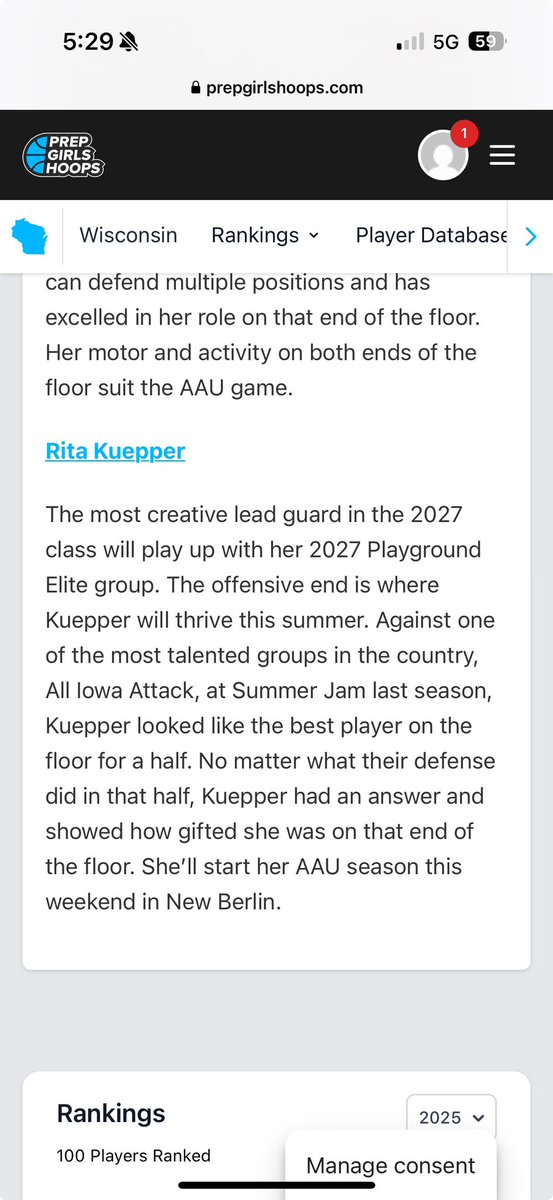 Rita Kuepper (@ritakuepper10) on Twitter photo Thanks <a href="/BradyJ_Peterson/">Brady Petersonπ΅π·</a>! Looking forward to the weekend!
prepgirlshoops.com/2025/04/previeβ¦ Thanks <a href="/BradyJ_Peterson/">Brady Petersonπ΅π·</a>! Looking forward to the weekend!
prepgirlshoops.com/2025/04/previeβ¦