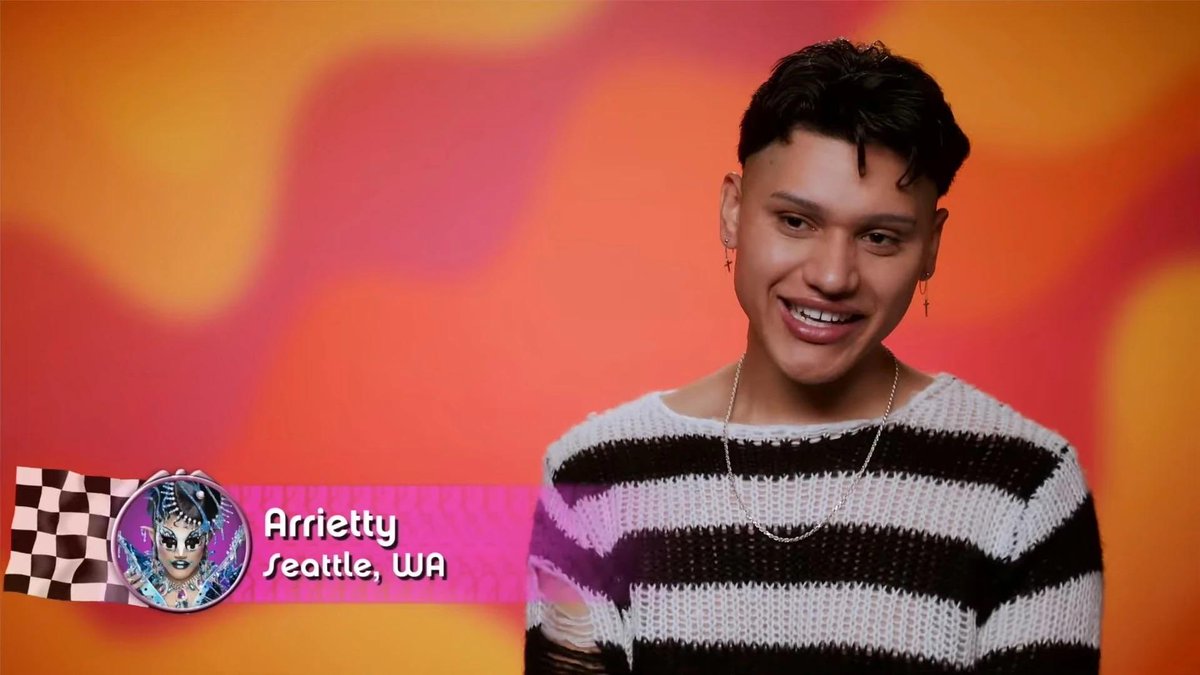 BigTexBan's tweet photo. Arrietty getting the All Star Glow up during the season is insane #DragRace https://t.co/8DU3iGCkYm