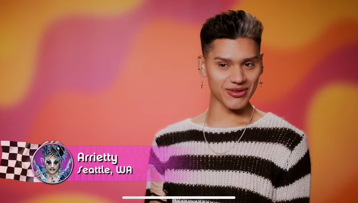 BigTexBan's tweet photo. Arrietty getting the All Star Glow up during the season is insane #DragRace https://t.co/8DU3iGCkYm