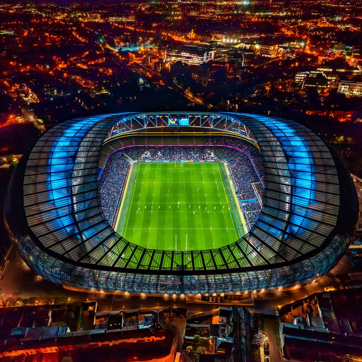 European nights at the Aviva 🔥🔥 #LEIvGLA