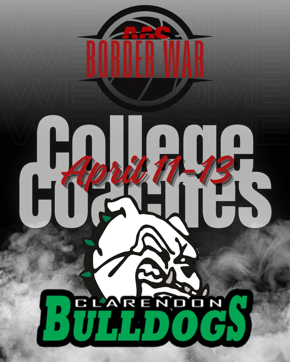 Borderwar Tourney (@borderwar1) on Twitter photo Excited to announce <a href="/ClarendonColle1/">Clarendon College Athletics</a> WBB will be in attendance at the 2025 Border War in Northwest Arkansas! Excited to announce <a href="/ClarendonColle1/">Clarendon College Athletics</a> WBB will be in attendance at the 2025 Border War in Northwest Arkansas!