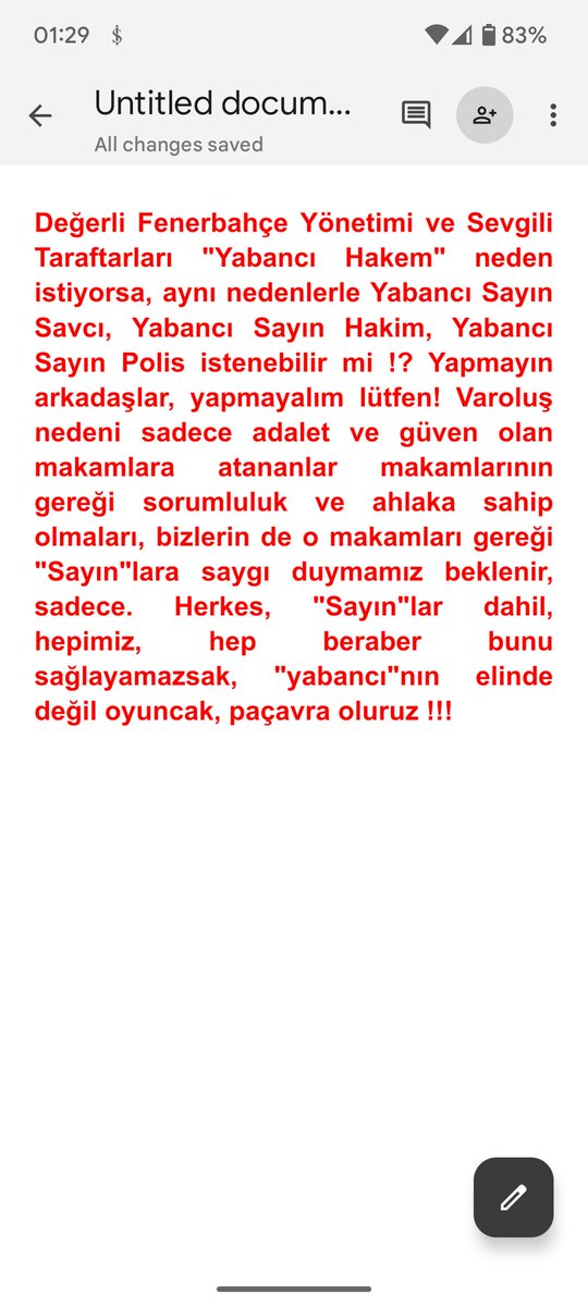 YABANCI HAKEM Mİ !?