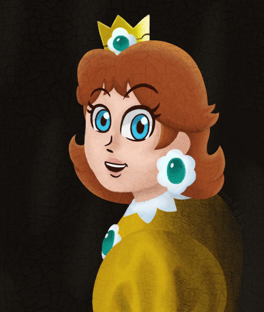 Princess With a Daisy Earring