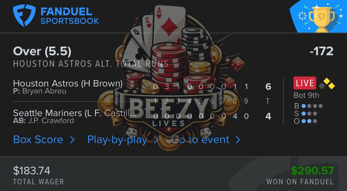 BeezyLives ๐๐จ (@beezylives) on Twitter photo <a href="/BeezyLives/">BeezyLives ๐๐จ</a> has been on a heater with the Over/ Under run live plays!! Make sure to follow him to catch his next plays!! LFG!! ๐ฅ๐ฅ๐ฅ #mlb #GamblingCommunity #GamblingX #GamblingTwitter #sports #SportsGambling #SportsBettingX #fanduel #viral #share #fyp #ParlayPlay <a href="/BeezyLives/">BeezyLives ๐๐จ</a> has been on a heater with the Over/ Under run live plays!! Make sure to follow him to catch his next plays!! LFG!! ๐ฅ๐ฅ๐ฅ #mlb #GamblingCommunity #GamblingX #GamblingTwitter #sports #SportsGambling #SportsBettingX #fanduel #viral #share #fyp #ParlayPlay