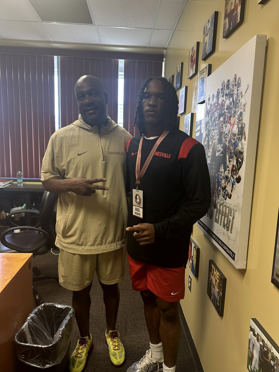Nigel Newkirk (@nigelnewkirk2) on Twitter photo Had a great day at Florida State University🍢 #AGTG <a href="/Coach_Norvell/">Mike Norvell</a> <a href="/CoachYACJohnson/">DAVID JOHNSON</a> <a href="/CoachGusMalzahn/">Coach Gus Malzahn</a> <a href="/bsa28_/">Beckwith Sports Academy</a> <a href="/RedElephant_FB/">Gainesville HS Football</a> <a href="/RecruitTheG/">Gainesville FB Recruiting</a> <a href="/Andrew_Ivins/">Andrew Ivins</a> <a href="/adamgorney/">Adam Gorney</a> <a href="/samspiegs/">Sam Spiegelman</a> <a href="/RustyMansell_/">Rusty Mansell</a> <a href="/JeremyO_Johnson/">Jeremy Johnson</a> <a href="/ChadSimmons_/">ChadSimmons</a> Had a great day at Florida State University🍢 #AGTG <a href="/Coach_Norvell/">Mike Norvell</a> <a href="/CoachYACJohnson/">DAVID JOHNSON</a> <a href="/CoachGusMalzahn/">Coach Gus Malzahn</a> <a href="/bsa28_/">Beckwith Sports Academy</a> <a href="/RedElephant_FB/">Gainesville HS Football</a> <a href="/RecruitTheG/">Gainesville FB Recruiting</a> <a href="/Andrew_Ivins/">Andrew Ivins</a> <a href="/adamgorney/">Adam Gorney</a> <a href="/samspiegs/">Sam Spiegelman</a> <a href="/RustyMansell_/">Rusty Mansell</a> <a href="/JeremyO_Johnson/">Jeremy Johnson</a> <a href="/ChadSimmons_/">ChadSimmons</a>