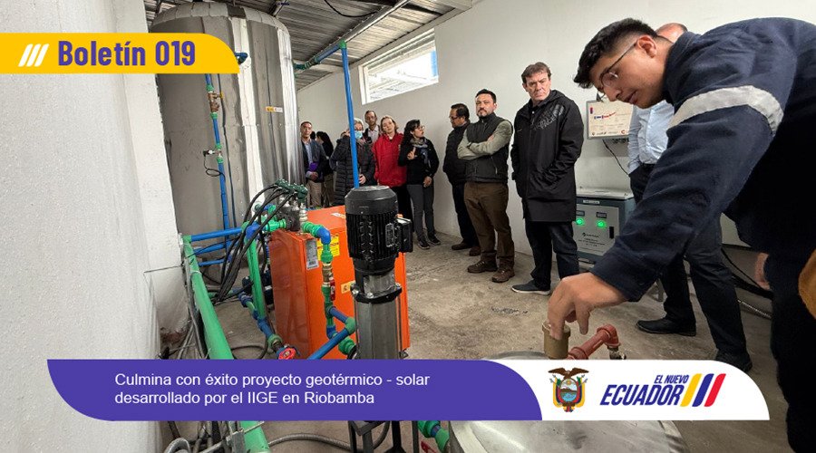 📍#LaNoticiaDelDía📰
Te invitamos a leer esta interesante noticia. 🤓📰

Culmina con éxito proyecto geotérmico – solar desarrollado por el IIGE en Riobamba.

Lee la noticia aquí: 
geoenergia.gob.ec/culmina-con-ex…