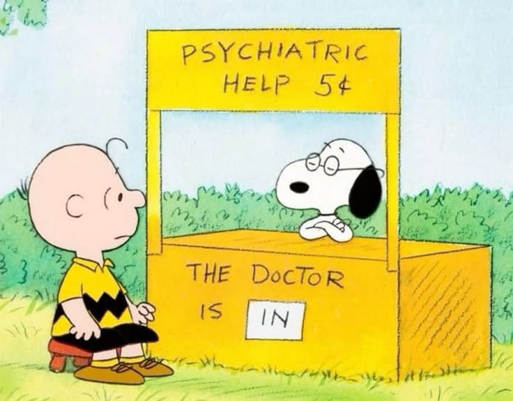 Cute snoopy psychiatric help charlie brown