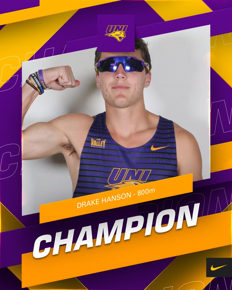 Hanson brings the HEAT with a win in the men's 800! 🔥 

#EverLoyal #1UNI