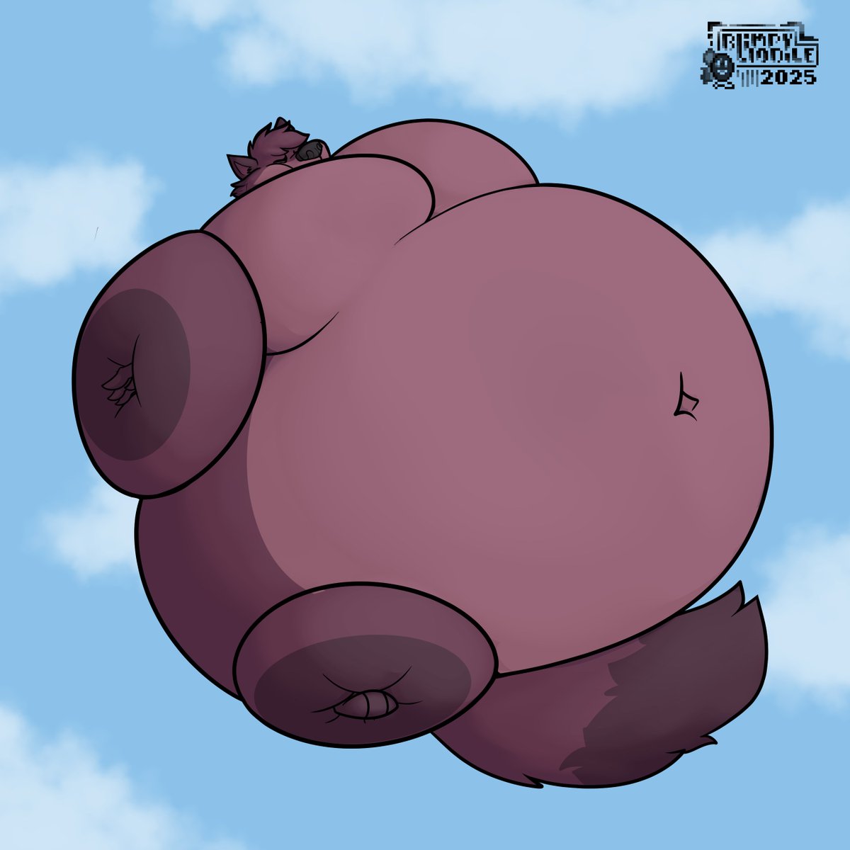 ZekeTheWerewolf's tweet photo. "Mpppfff....Someone mind helping me down?"

🎨: @BlimpyLiodile https://t.co/KZrQopG7Ow