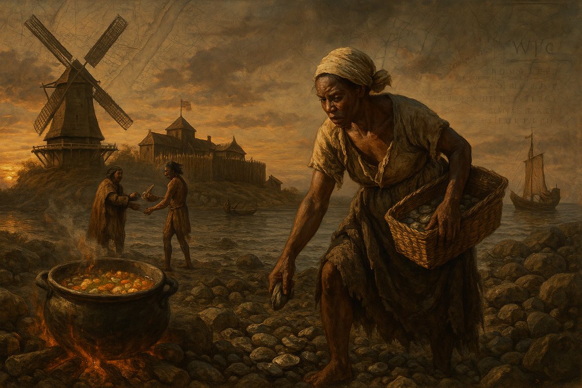 leshp's tweet photo. What was an enslaved African's diet like in New Amsterdam?

https://t.co/tpSLFMGQal https://t.co/6RaWnjj95B