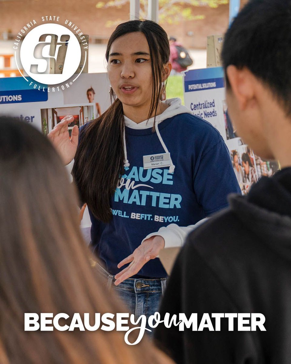 Hey Titans! ❤️ The ASI Student Wellness Initiative (ASWI) is by students, for students—shaped by your voices since Fall 2022! 

With 14,000+ students involved, it's clear: Titans believe in wellness that lasts for generations. 🌟

ASI Wellness page: asi.fullerton.edu/wellness/