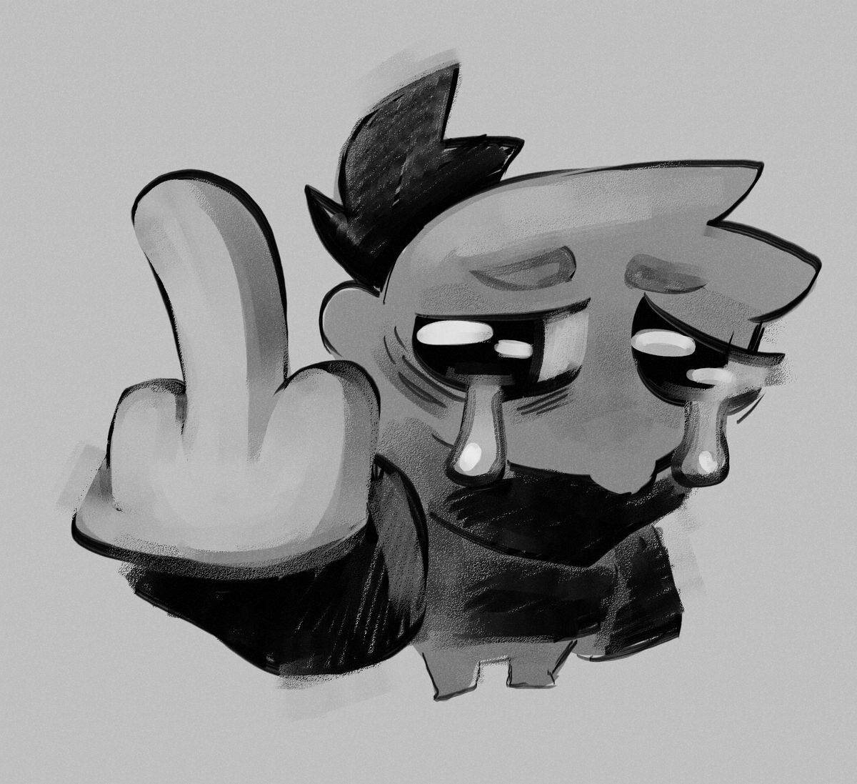 The program I've been drawing in all my life has failed me (it doesn't save what I draw) Now I need to find something to switch to. 
My drawing style may change. Do not paint using the  Sai 2
I'm sending this program to fuck with tears..
Now I have to paint all over again...