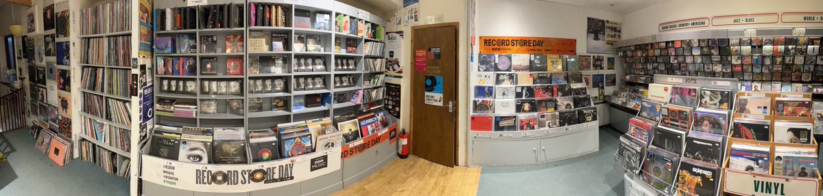 It’s that time of year again. Upstairs is transformed with hundreds of <a href="/RSDUK/">Record Store Day UK</a> titles from this year’s list. And pre-midnight two years running- we even had time to crack a ceremonial Diet Coke with the first queuers! See you at 8am. #rsd25 #recordstoreday
