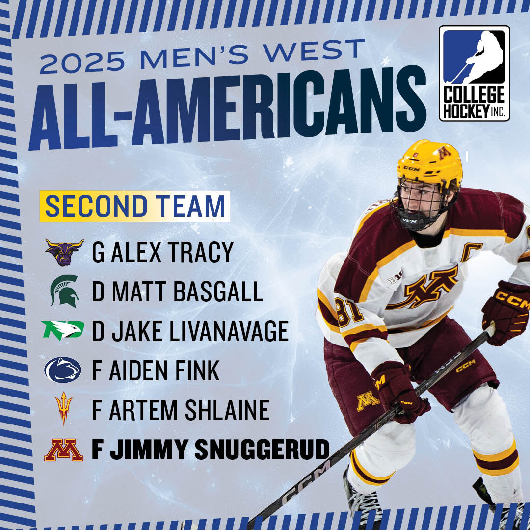 Stick salute to the 2024-25 All-America honorees!

#MFrozenFour | #collegehockey