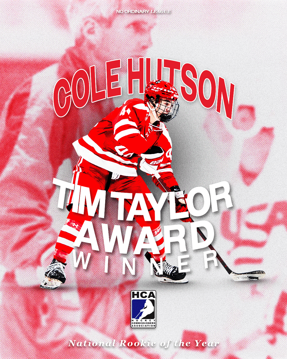 Showed up and showed out 🫡

Cole Hutson is the 2025 National Rookie of the Year, marking a record sixth Tim Taylor Award winner from @terrierhockey and second in a row #NoOrdinaryLeague

📖: ibit.ly/4r-1Z