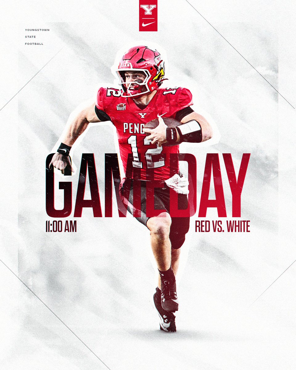 It's Spring Gameday!! 🐧🏈

🔴🆚⚪
📍 Youngstown, Ohio
🏟 Stambaugh Stadium
🕚 11 AM
📻 570 WKBN
📱 iHeartRadio
🎫 Free Admission

#GoGuins