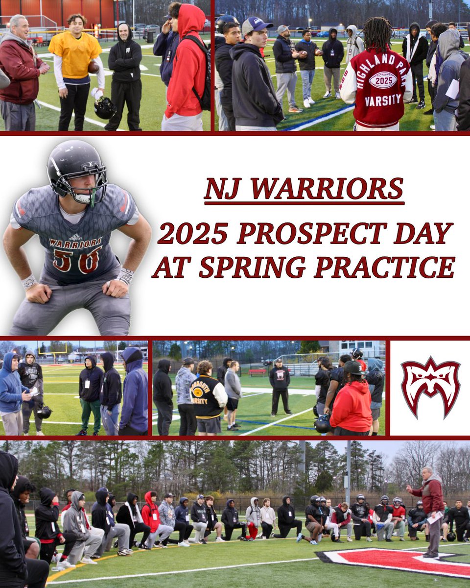 NJ Warriors JUCO FB (@njwarriorsfb) on Twitter photo We appreciate the future Warriors who attended Prospect Day at spring practice yesterday! <a href="/CoachC_NJW/">Craig Cicardo, Sr.</a> We appreciate the future Warriors who attended Prospect Day at spring practice yesterday! <a href="/CoachC_NJW/">Craig Cicardo, Sr.</a>