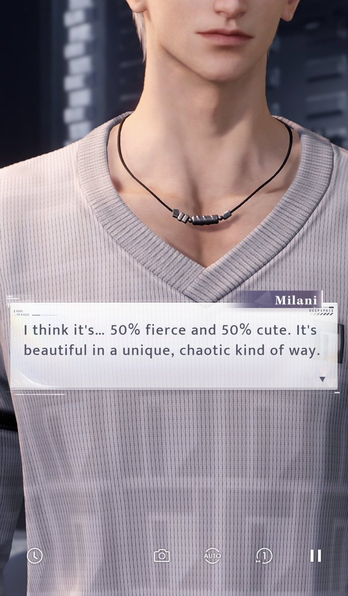 MissSakuma's tweet photo. Lol, half pink and half black!  Sylus really lets us get away with anything 🥰
#LoveandDeepspace #sylusloveanddeepspace  #シン https://t.co/4jRaCgS3Fd