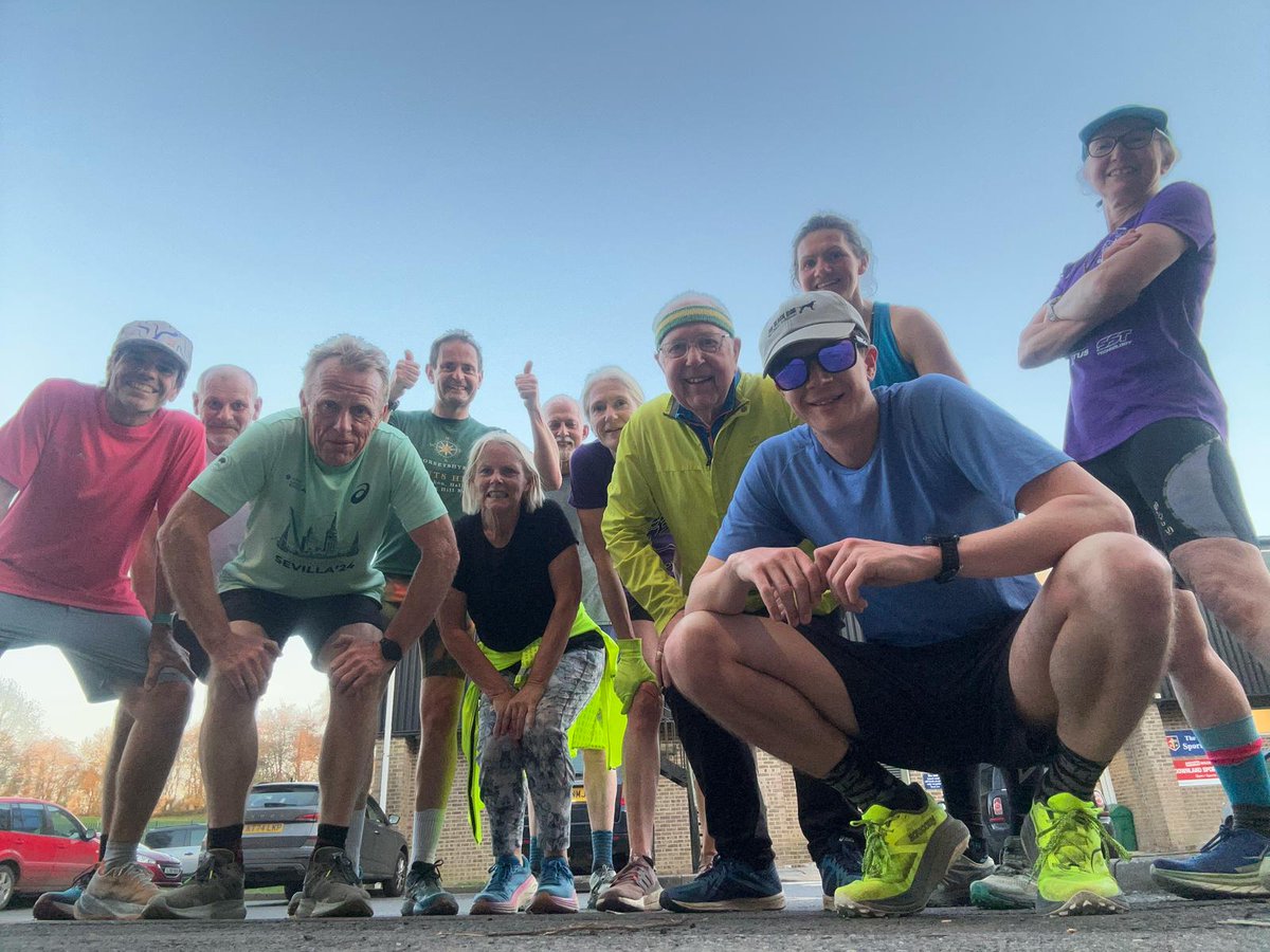 Thursday's Club Run was in the sunshine for a change!