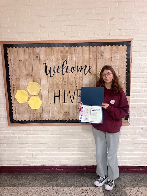 BPSHistoryDept1's tweet photo. Ms. Dolecka's @BayonneHigh students Savannah Mejias & Victoria Rooth also earned Honorable Mention for their entries in the 2025 American Legion Auxiliary's Americanism Essay Contest. @BayonneBOE #beeexcellent https://t.co/Pvm7t7pn3T