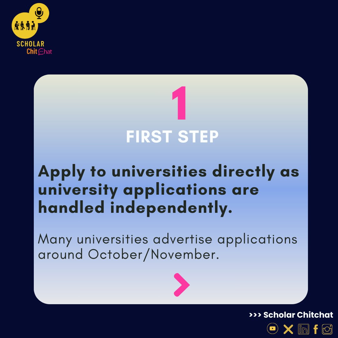 ScholarChitChat's tweet photo. Your guide to applying for the Taiwan graduate funding! Swipe through for key steps.
#scholarchitchat
#MOEScholarship
#StudyAbroad
#ScholarshipTips
#InternationalStudents
#TaiwanEducation
#HigherEducation
#ApplicationProcess
#StudyInTaiwan
#Opportunity
#EducationGoals https://t.co/gtf2ttEwwm