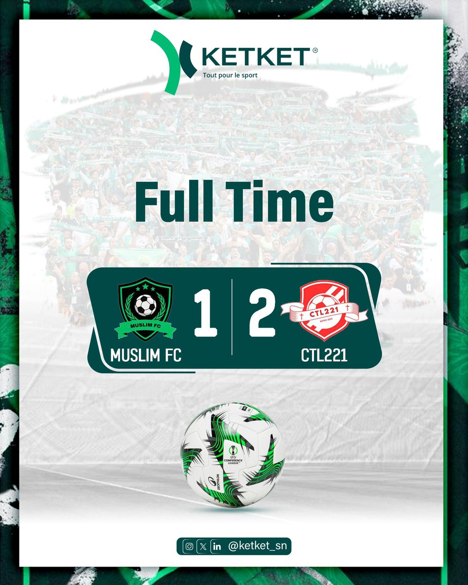 ketket_sn's tweet photo. 🔥🔥🔥🔥🔥

🏆 RÉSULTAT FINAL : 
@CTL221 l'emporte 2-1 face à MUSLIM FC ! 🎉

Un match historique ce soir au Stade Municipal des Parcelles Assainies. 
Au-delà du score, c'est la victoire de la solidarité qui compte ! 

Merci à tous ceux qui ont contribué à faire de ce premier 👇🏽 https://t.co/S98SiWJhcR