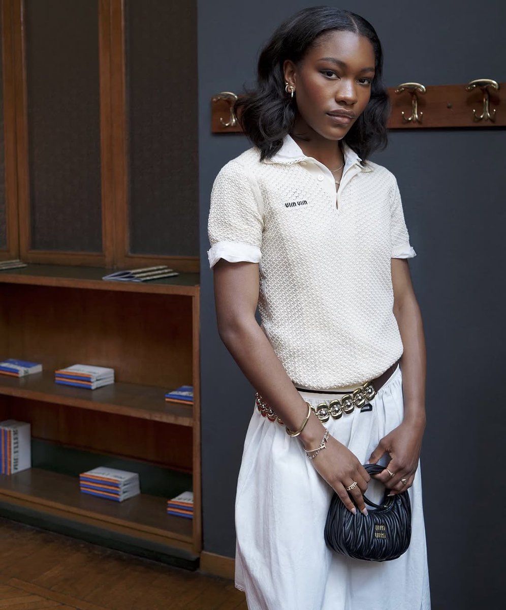 muglare's tweet photo. Demi Singleton for Miu Miu. https://t.co/qInya1Swvw
