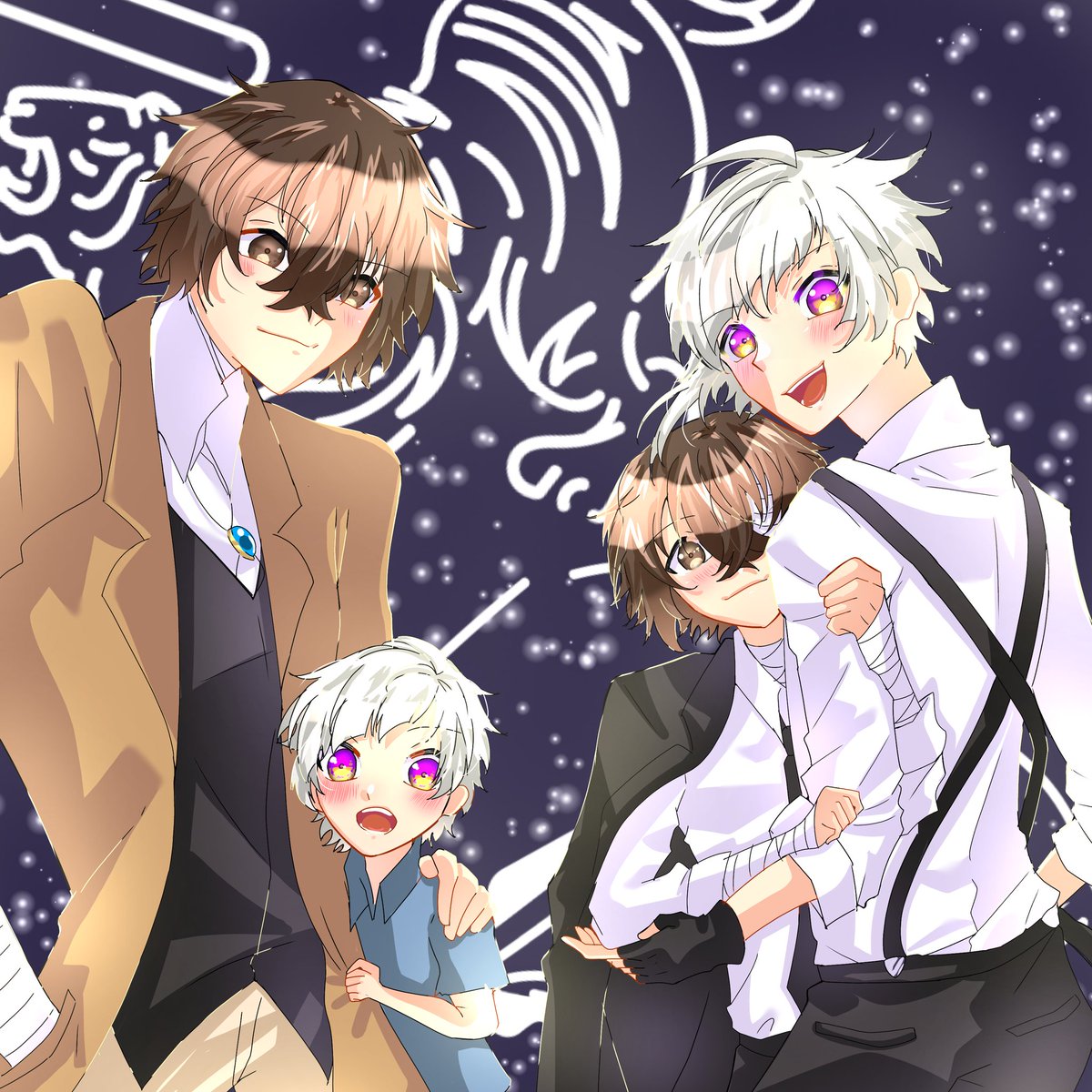 pildsb's tweet image. #文豪ストレイドッグス #文スト #太敦 #dazatsu #dazushi
🐯📖