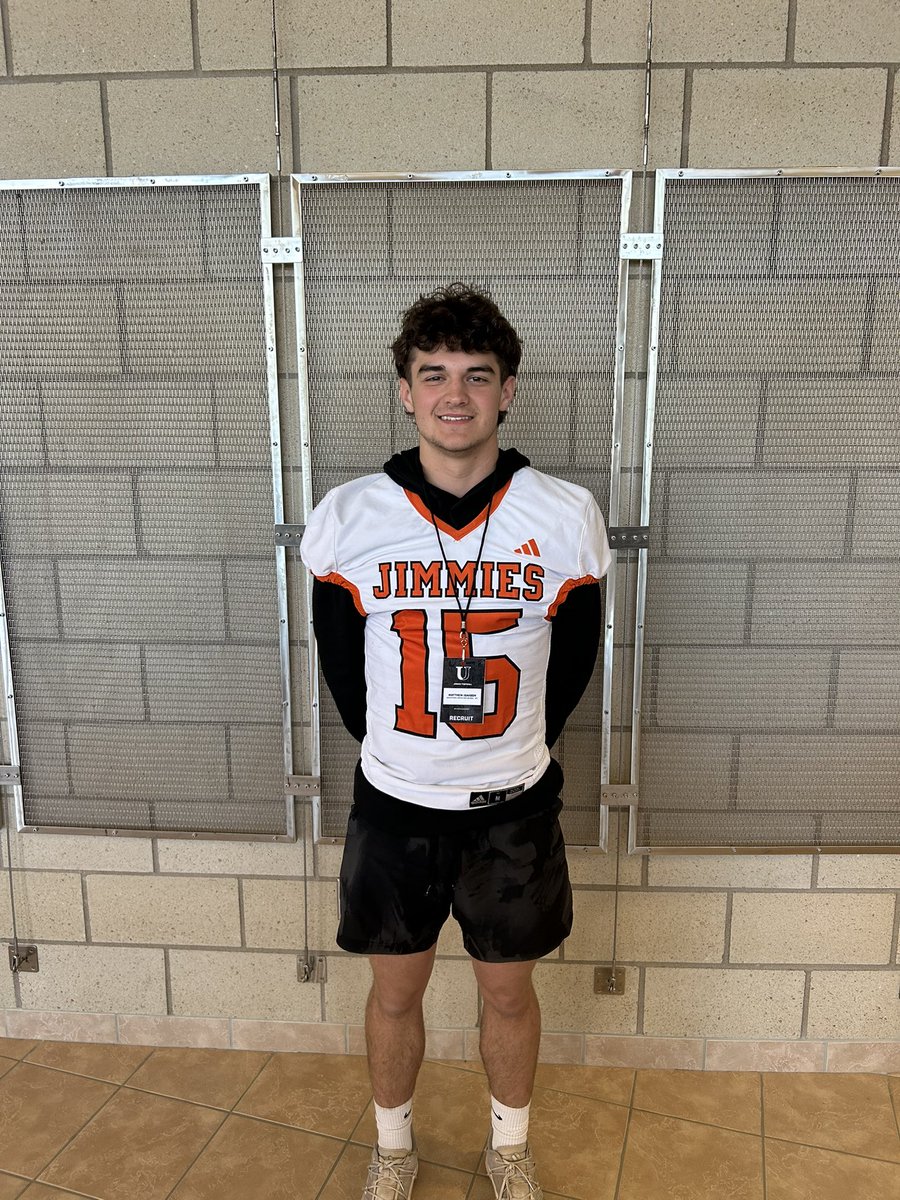 Thank you <a href="/CoachZim_UJ/">Josh Zimmer</a> for having me out for the junior day. Loved hearing about the program.
<a href="/PrepRedzoneMN/">Prep Redzone Minnesota</a> <a href="/WMRoyalsFB/">Watertown-Mayer Football</a>