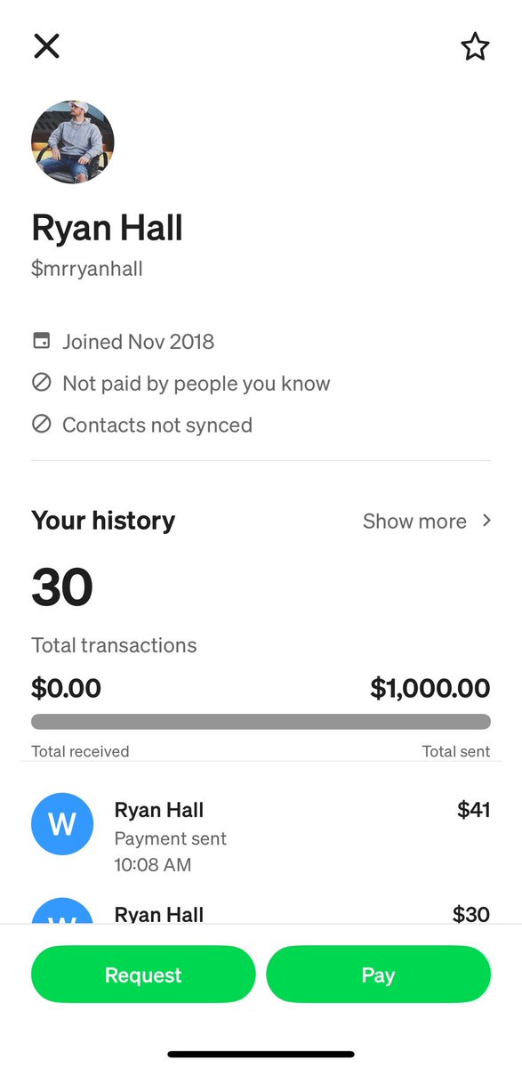Sub sent me a screenshot of his transactions to me 😈