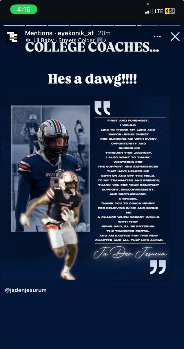 Ja'Den Jesurum tweet media