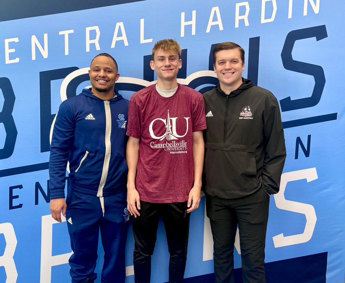 Campbellsville Harrodsburg MBB (@cuhmbb) on Twitter photo It’s Official ✍🏼 📄
Cameron Elmore of <a href="/CHHSMBB/">Central Hardin Basketball</a> is a PIONEER!
<a href="/LandonElmore2/">Landon Elmore</a> and his brother will be back on the same team again for the first time since 2020.
#GoPioneers🪜 It’s Official ✍🏼 📄
Cameron Elmore of <a href="/CHHSMBB/">Central Hardin Basketball</a> is a PIONEER!
<a href="/LandonElmore2/">Landon Elmore</a> and his brother will be back on the same team again for the first time since 2020.
#GoPioneers🪜