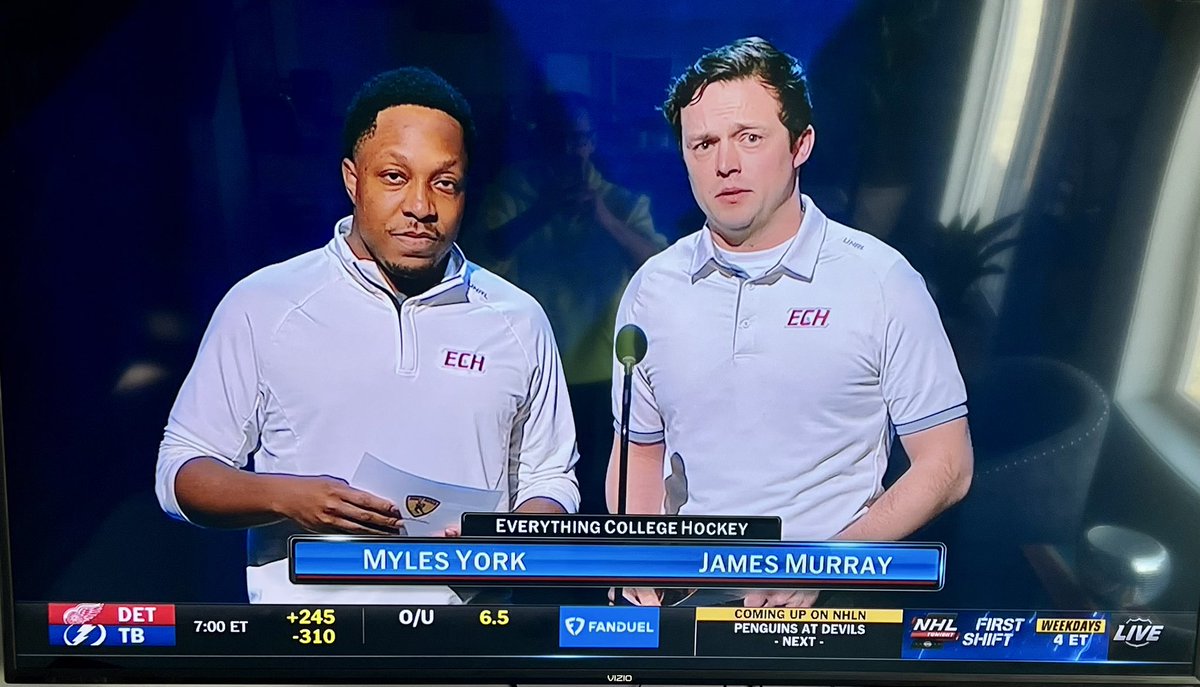 TwoCoreys (@twocoreys2trade) on Twitter photo Congratulations <a href="/TeamECH/">EVERYTHING COLLEGE HOCKEY</a> on your ESPN presentation. Big things to come…. Thanks for bringing more attention to college hockey. 🏒 🥅 <a href="/JamesMurrayECH/">James Murray</a> Congratulations <a href="/TeamECH/">EVERYTHING COLLEGE HOCKEY</a> on your ESPN presentation. Big things to come…. Thanks for bringing more attention to college hockey. 🏒 🥅 <a href="/JamesMurrayECH/">James Murray</a>