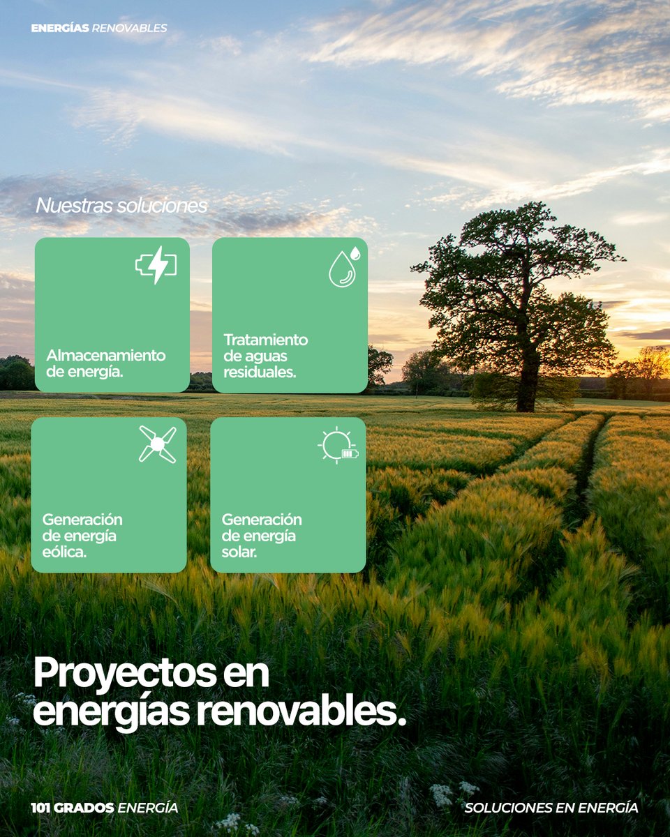 101_grados's tweet photo. ¡Conoce nuestras soluciones en energías renovables! 🌿

Gestionamos y desarrollamos proyectos en energías renovables de principio a fin, adaptados a las necesidades de cada uno de nuestros clientes 
🔗 Conoce más en https://t.co/clqXSiKs4B https://t.co/Yz0bzlp4HU