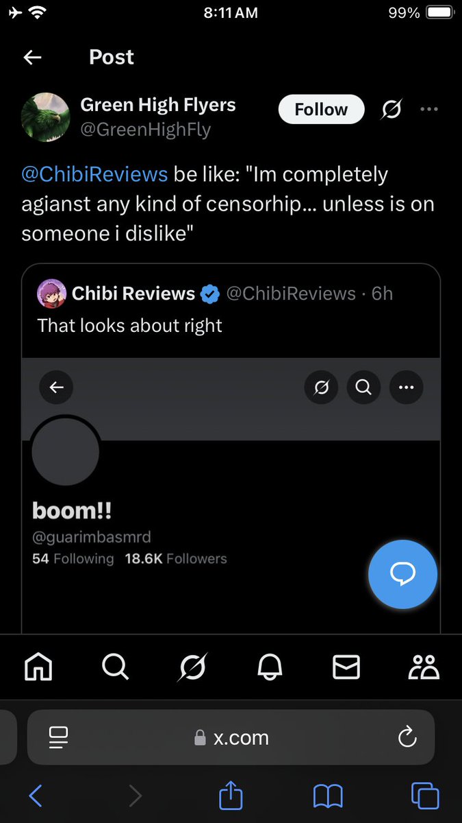 berserker144's tweet photo. Chibi haters: we’ll defend actual pedos before defending chibi reviews cause chibi is a well known lolicon 

For context, the dude suspended was larping as a 16 year old to interact and possibly groom minors but hey, hating chibi takes the priority apparently lmao https://t.co/HelGRsvTtN
