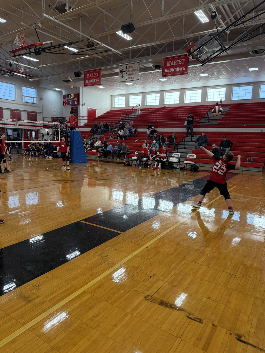 RedHawkVB's tweet image. The 2025 Marist Madness: Grade School Edition is underway!! 5th Grade starting us off with Mt. Greenwood, Sward, Evergreen Park, St. Christina, SJF, and TP #FutureProgram 🏐🏆🤩