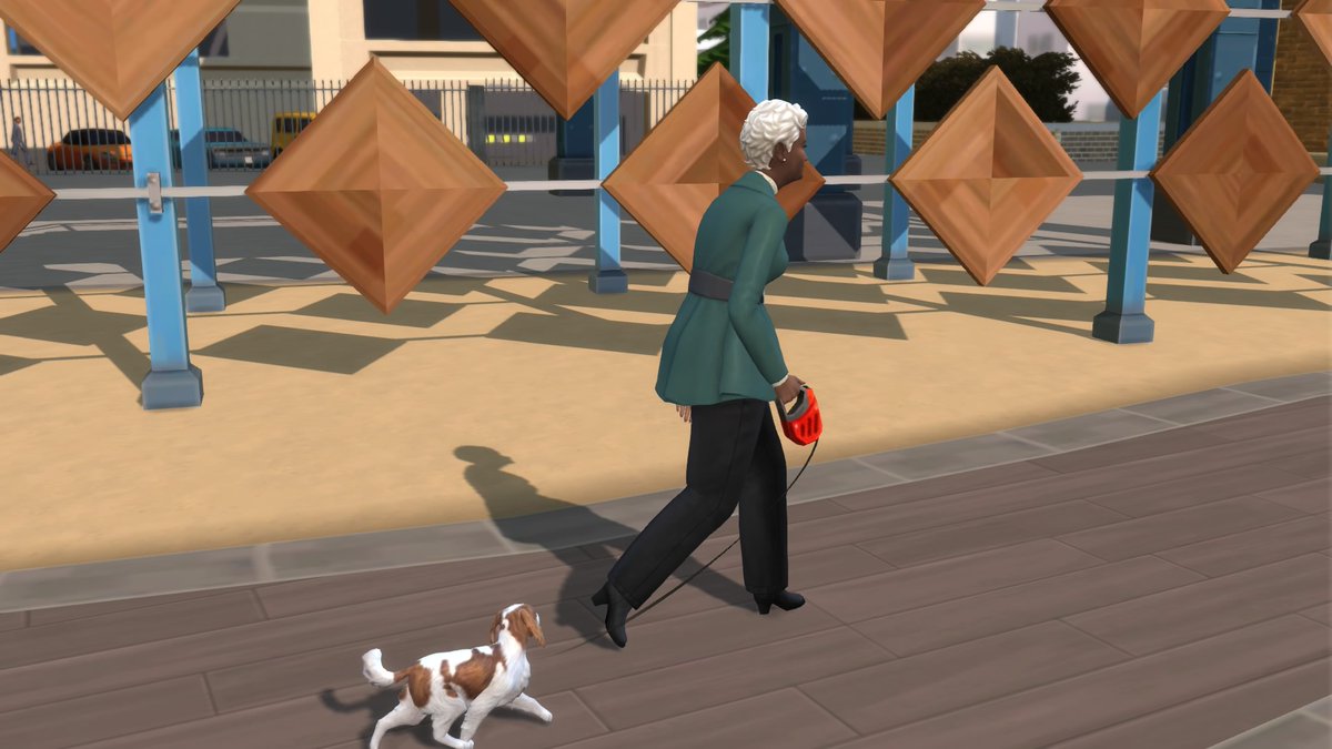 SimGodMother's tweet photo. #ShowUsYourSims #TheSims
Meet Helen Holmes, retired City Master Planner and Princess Grace, a King Charles Spaniel made by @PugownedS. The original builds are by myself, @simpolcheeks, @TheREALschnuck and @bojanasimsyt @simsfederation @The_Simmers_ https://t.co/YOj1tPtmzs