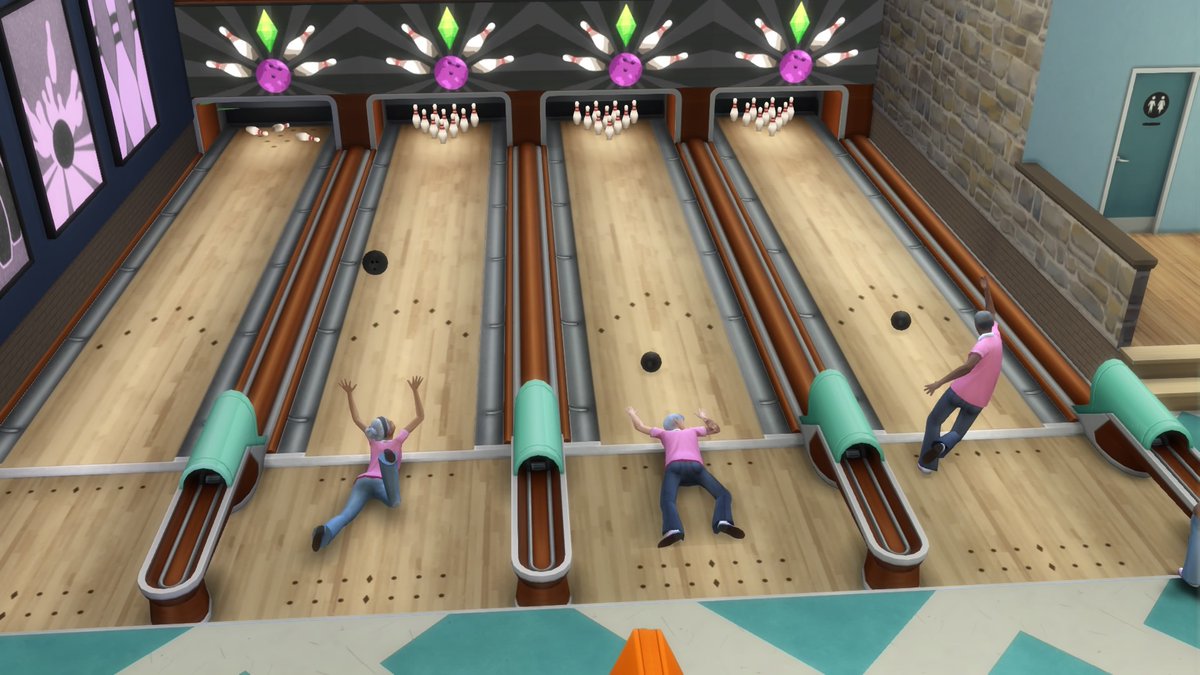 SimGodMother's tweet photo. Meet The Bowling Stones. https://t.co/vctnhLeQsH