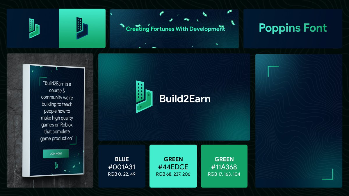 Build2Earn Branding for <a href="/Modern_Chris_/">chris</a> 

Branding Commissions Open!
Discord - hexmain

#Roblox | #RobloxDevs