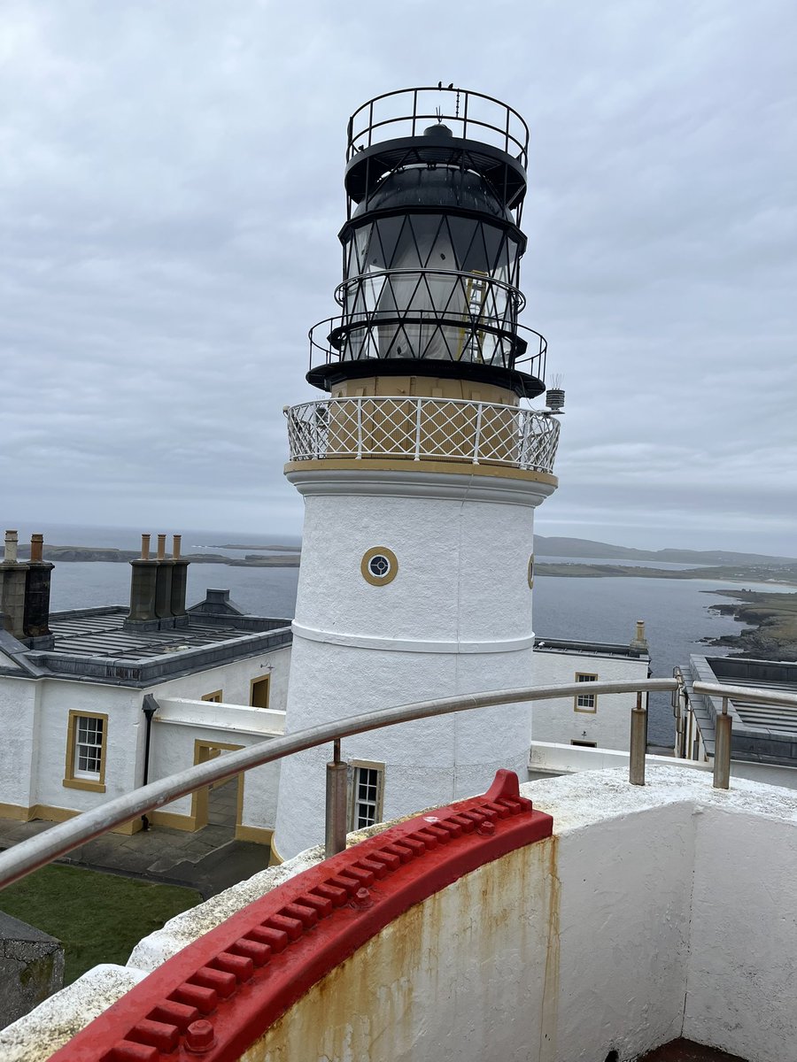 SaraWright8's tweet photo. Soaking up the beauty and power of nature @SumburghHead today and discovering the wonderful history of this magnificent lighthouse and radar outpost. Thanks to the fantastic team here for their knowledge and hospitality! Magical! #nature #HistoryMatters https://t.co/3mQ6GUxgSm
