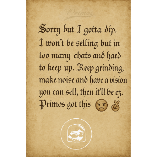 He will always be remembered. <a href="/primosnft/">thx for plyin</a> we are still here. Not going anywhere.