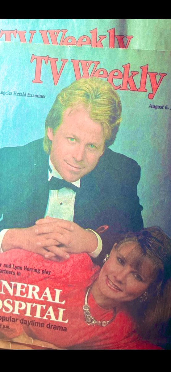 kinshriner's tweet photo. Happy 39 years @GeneralHospital to my pal @TheLynnHerring a fun costar !!!!!! https://t.co/KFKNxu4tX7